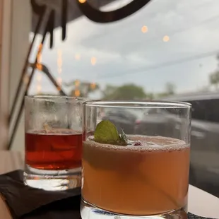 Sazerac (back) fuck arounds (front)