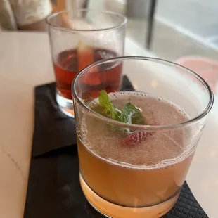 Sazerac (back) fuck arounds (front)