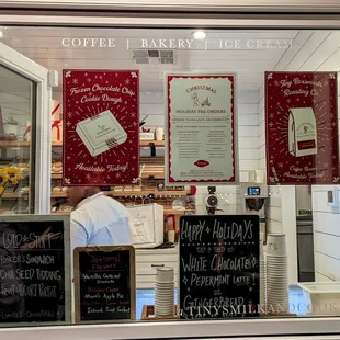 Window with Signs