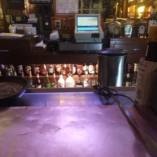 This place is exceptionally clean to have such an old cash register.