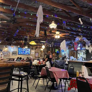 the interior of the restaurant