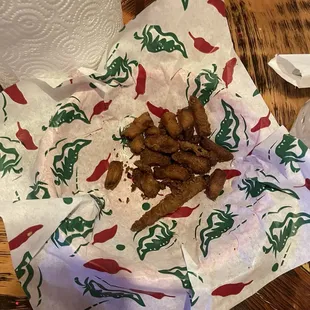 devoured the pickle fries