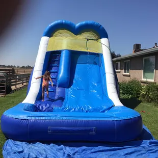 15ft Blue Waterslide