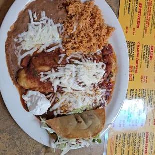 #12 but I got the shredded beef taco instead of a ground beef taco. Delicious