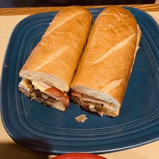 Lomito argentino sandwich