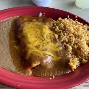 Beef Enchilada lunch special