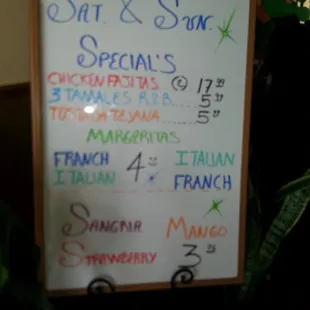 Today specials !