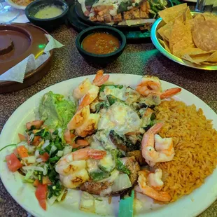 El Jefe and poblano fajitas