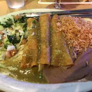 Enchiladas de aguacate