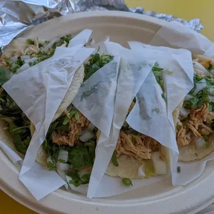 Chicken tacos