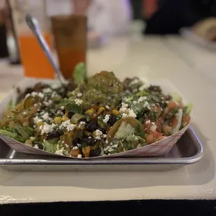 Barrio Bowl with barbacoa.