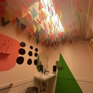 women's restroom is so cute