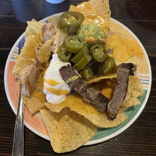 Combo fajita nachos