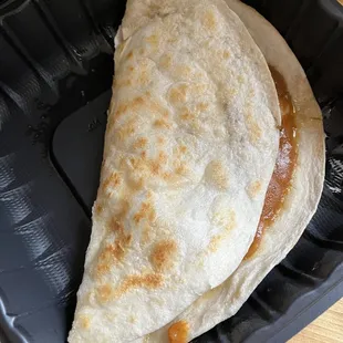 Beef quesadilla...YUMMY!