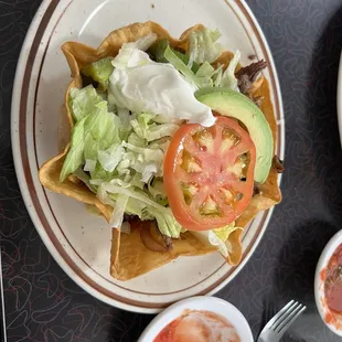Taco Salad Beef Fajita