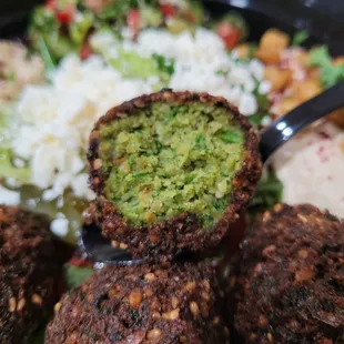 falafel inside