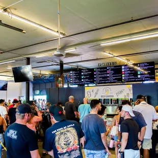 Over 20 beers available on-tap!