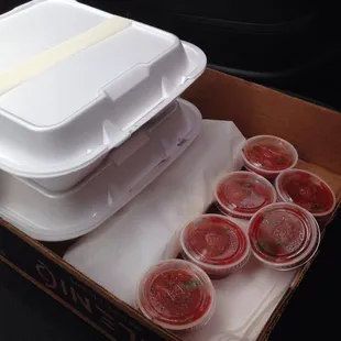 They do a good job packaging it up for a to-go order