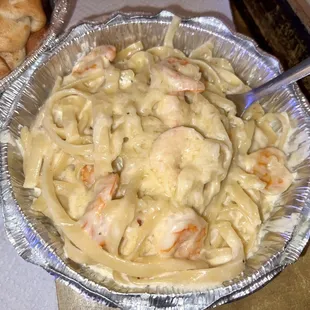 Shrimp Fettuccine