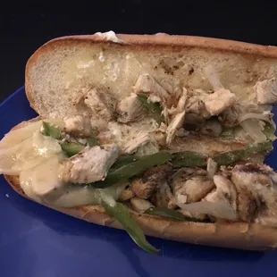 Chicken cheese steak