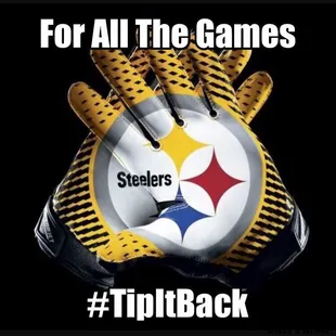a pittsburgh football glove
