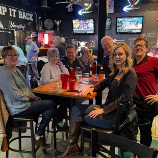 Good times with friends in a comfortable place