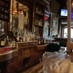 the bar