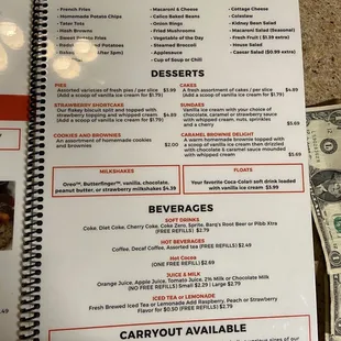 New menu 2020