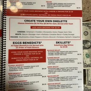 New menu 2020