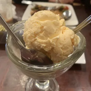 Coconut ice cream