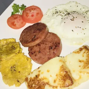Salchichón with eggs