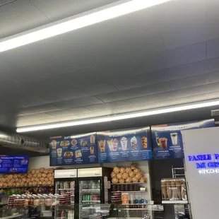 One of the menu boards