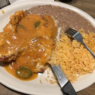 Pollo a la Mexicana Plate
