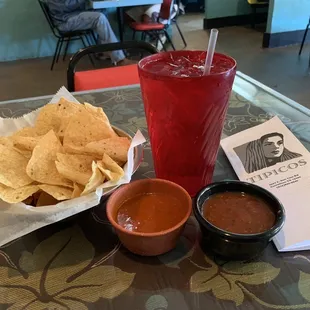 Warm salsa with zip and pico