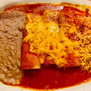 Cheese Enchilada Plate