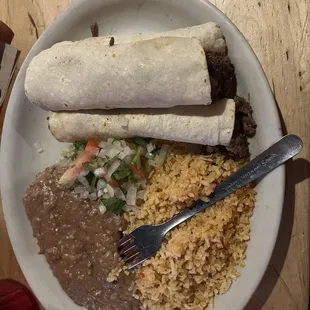 Barbacoa Taco Plate
