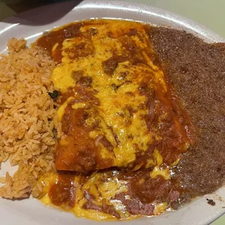 Beef Enchilada Plate