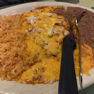 Cheese Enchilada Plate
