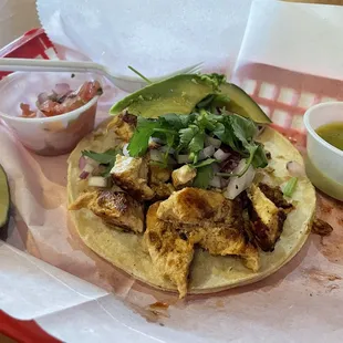 Chicken taco