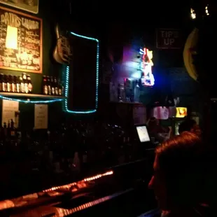 At the bar