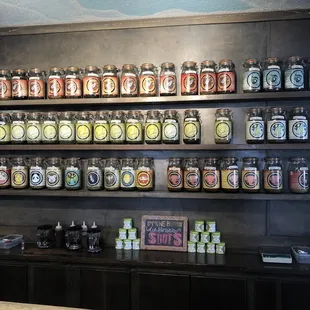Tea shelves