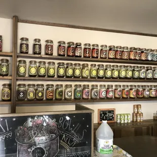 Tea wall