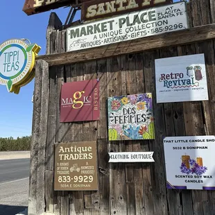 Outside sign