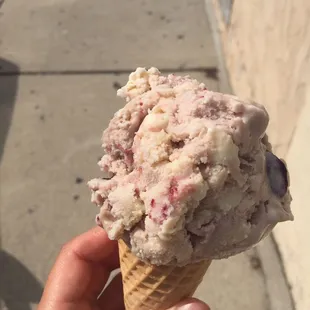 Cherry ice cream