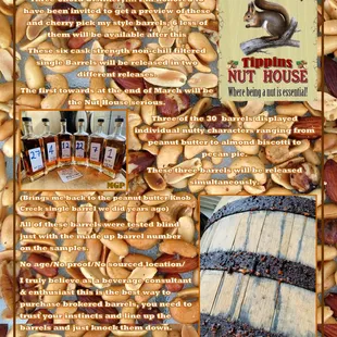 a sample of the menu