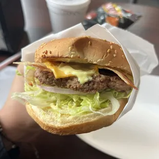 Bacon cheeseburger