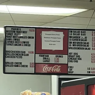 Menu as of 04/04/24