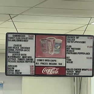 Menu as of 04/04/24