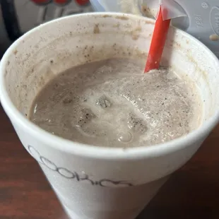 Cookies and cream shake