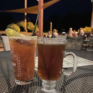 Warmed Cider Cocktail in the Fall :)